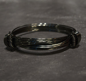 Bracelet Elgé - rhodium 9 fils - Le Barbier des Voyeurs